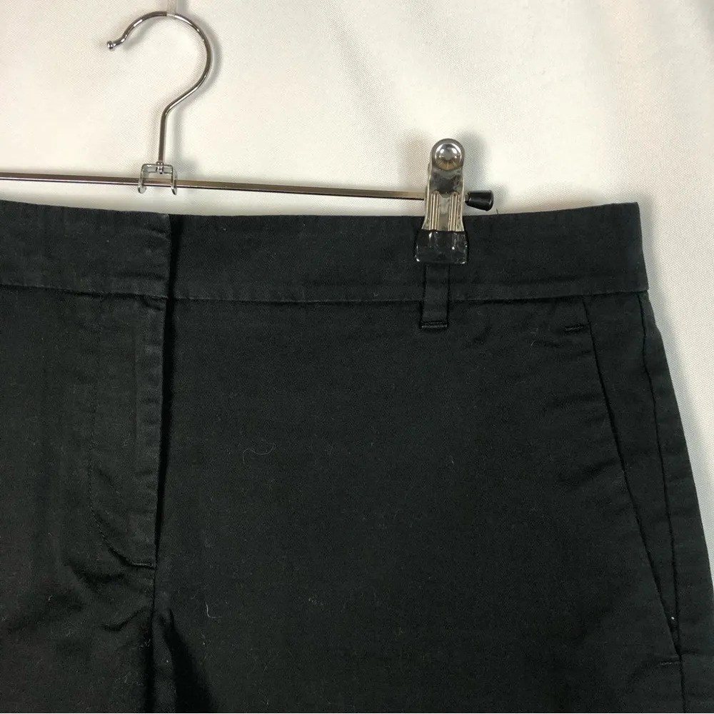 Ann Taylor Black Flat Front Chino Shorts 4 - Image 3