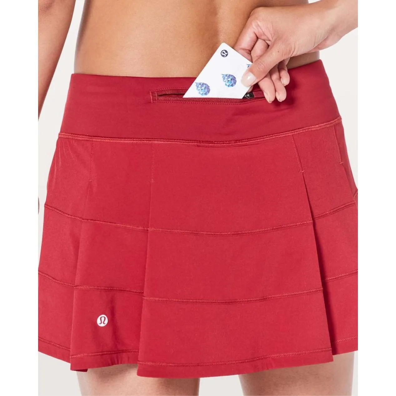 Lululemon Pace Rival Skirt 13" In Scarlet Red Size 4 - Image 4