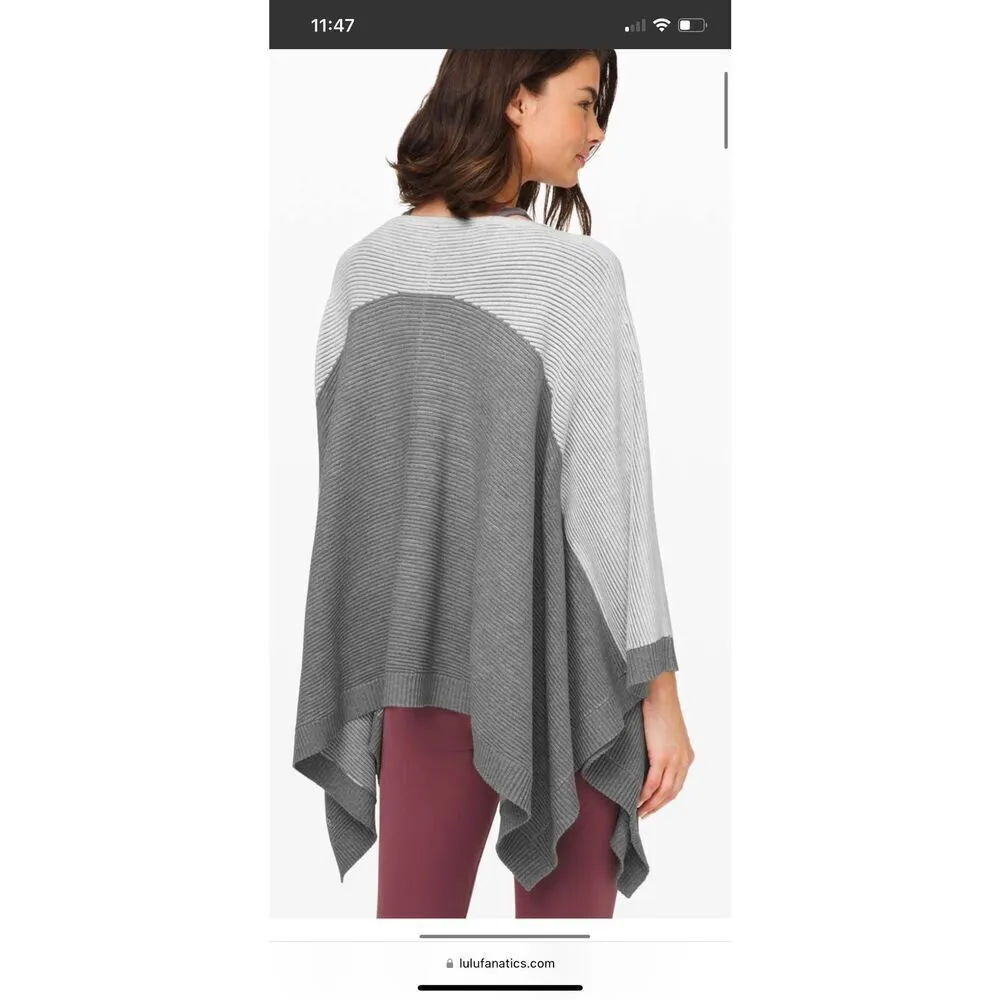 Lululemon It all lines up poncho Gray Size undefined - Image 4