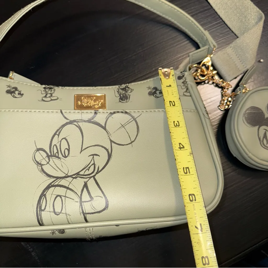 Disney green Crossbody Bag with Mickey Mouse Design - Image 6