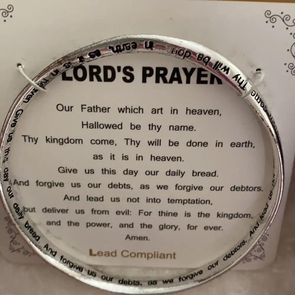 Bangle inspirational “The Lords Prayer “ - Image 2