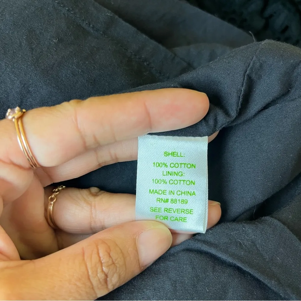 Lilly Pulitzer Shayna Black Crochet Midi Dress - Image 8