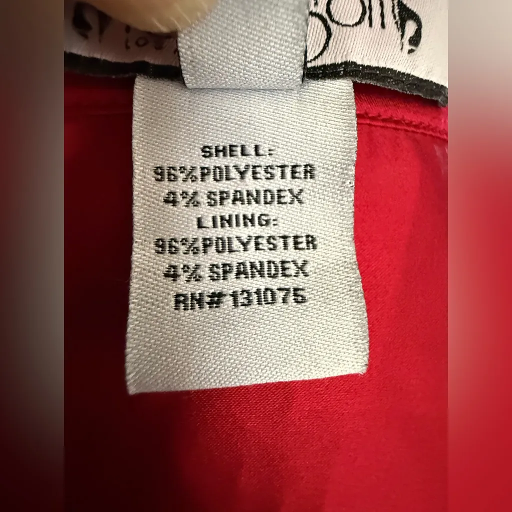 Reversible Robertson LA 2000s Y2K Paisley Red Satin Top Satin Blouse Romantic XS - Image 10