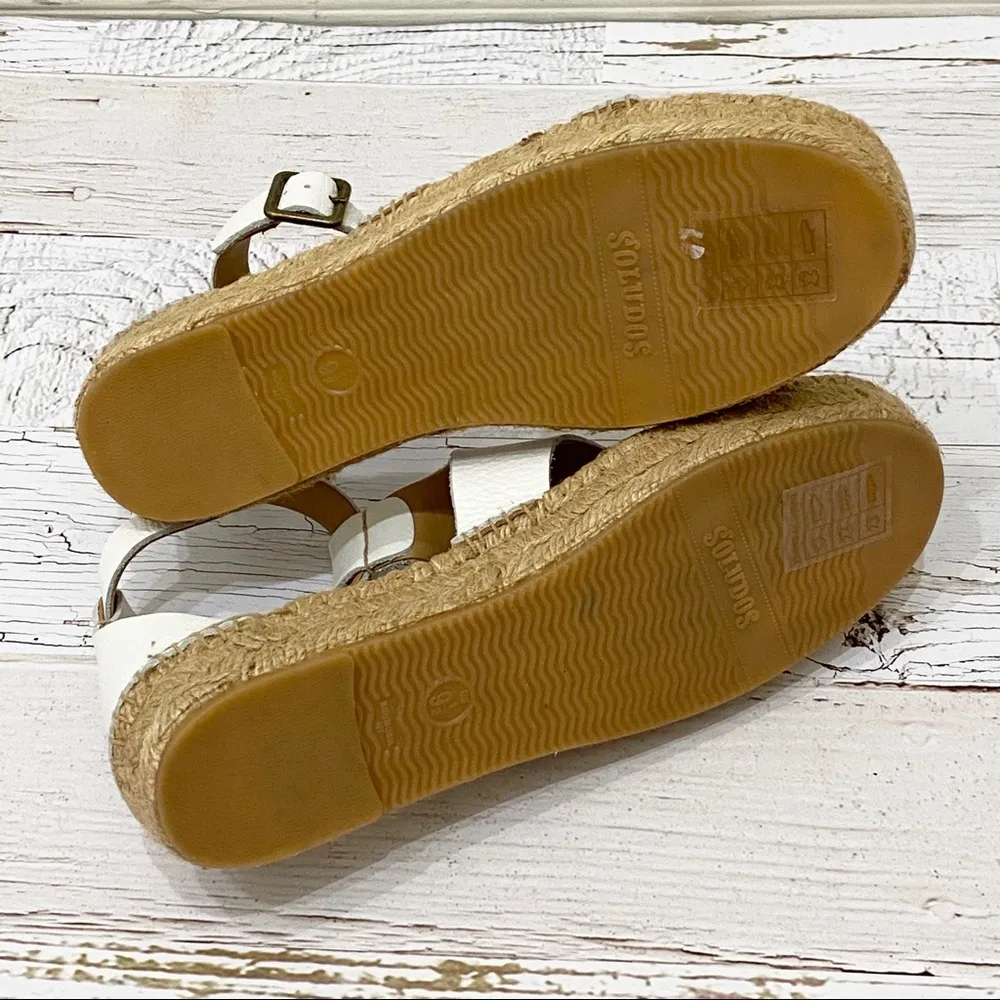 Soludos Whited Banded Shield Sandal Espadrille 9.5 - Image 4