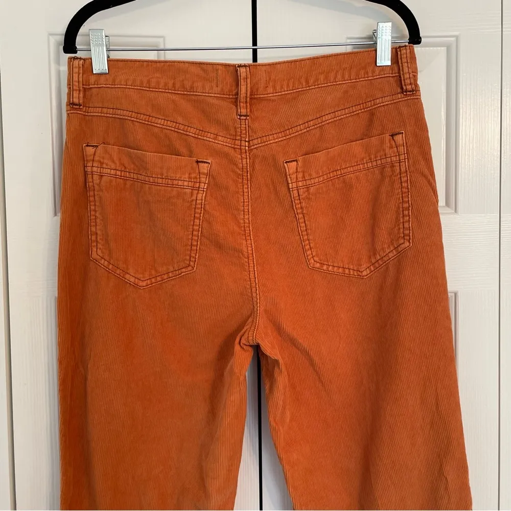 We the Free Orange Corduroy Straight Leg Pants Cargo Sz 30 - Image 12