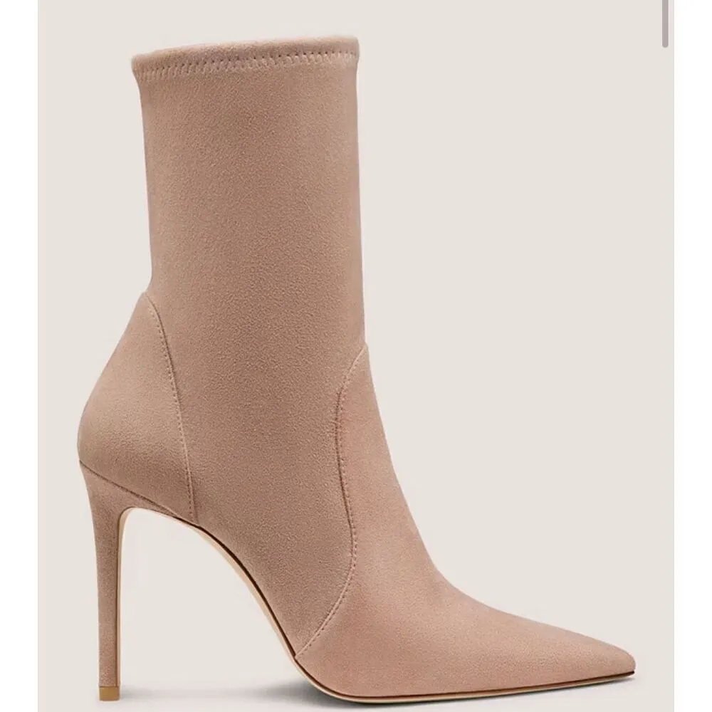 Stuart Weitzman power bootie 100 in fawn size 9 - Image 2