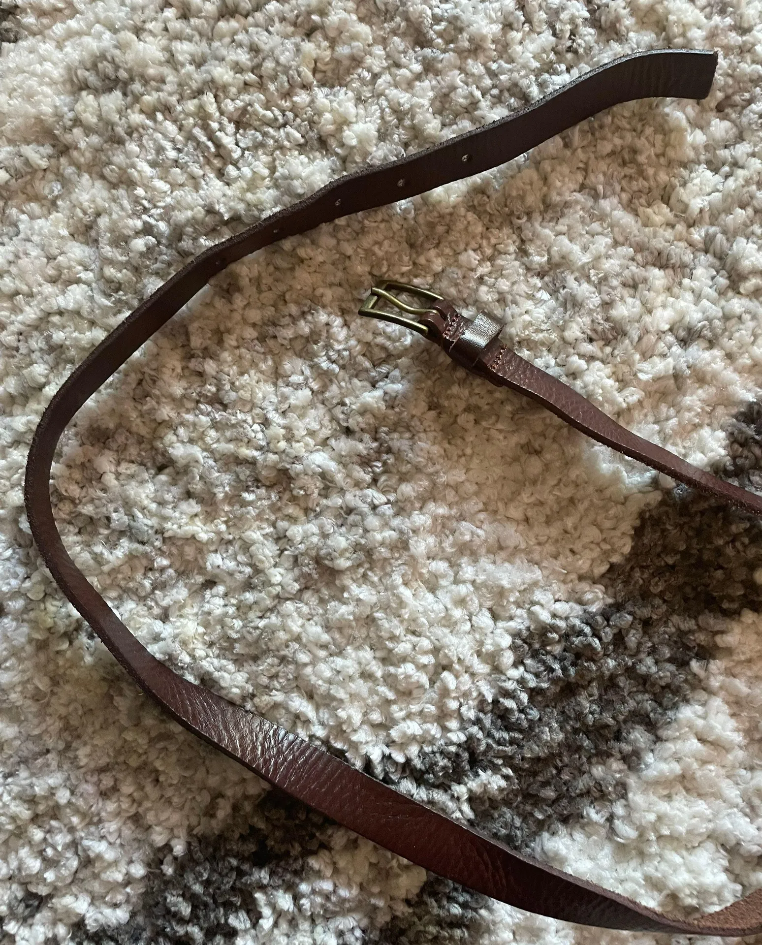 BDG Dark Brown Leather Belt - Image 2