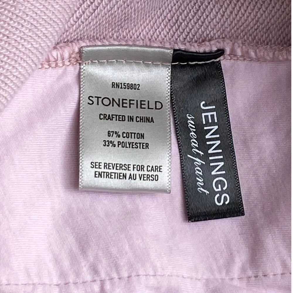 STONEFIELD Jennings Distressed PINK Activewear Pockets Sweatpants ~ MEDIUM (?) - Image 11