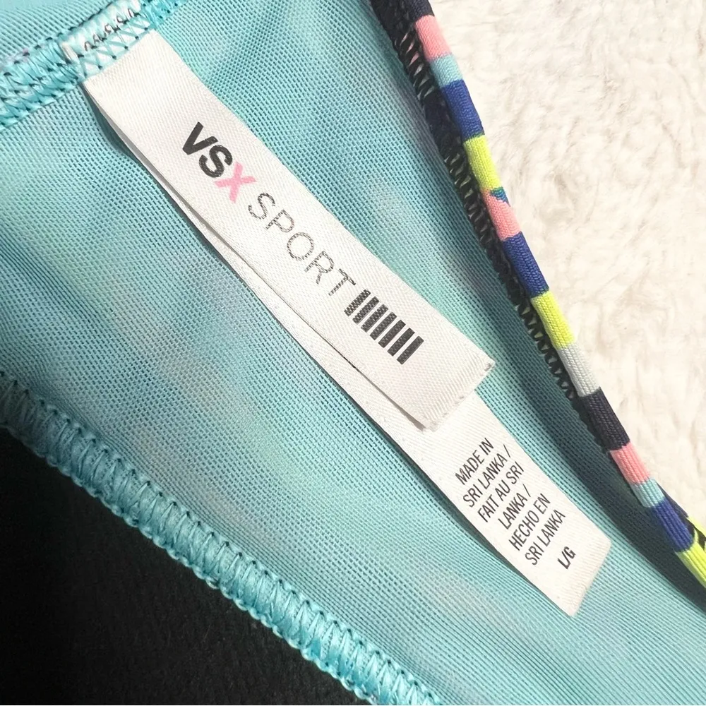 Victoria’s Secret VSX Sport Player Racerback Sports Bra Size Large Multicolor - Image 7