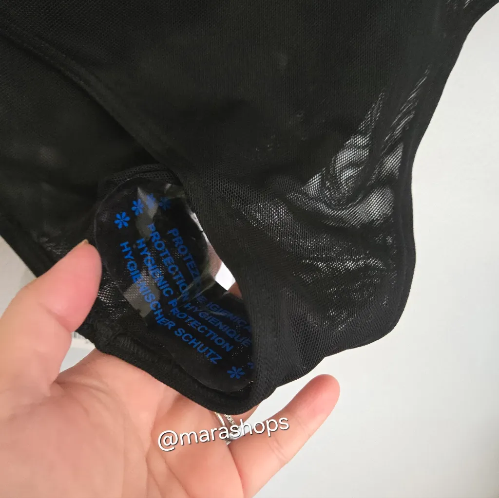 Better Tan Cutout One Piece Black Swimsuit Size M - Image 6