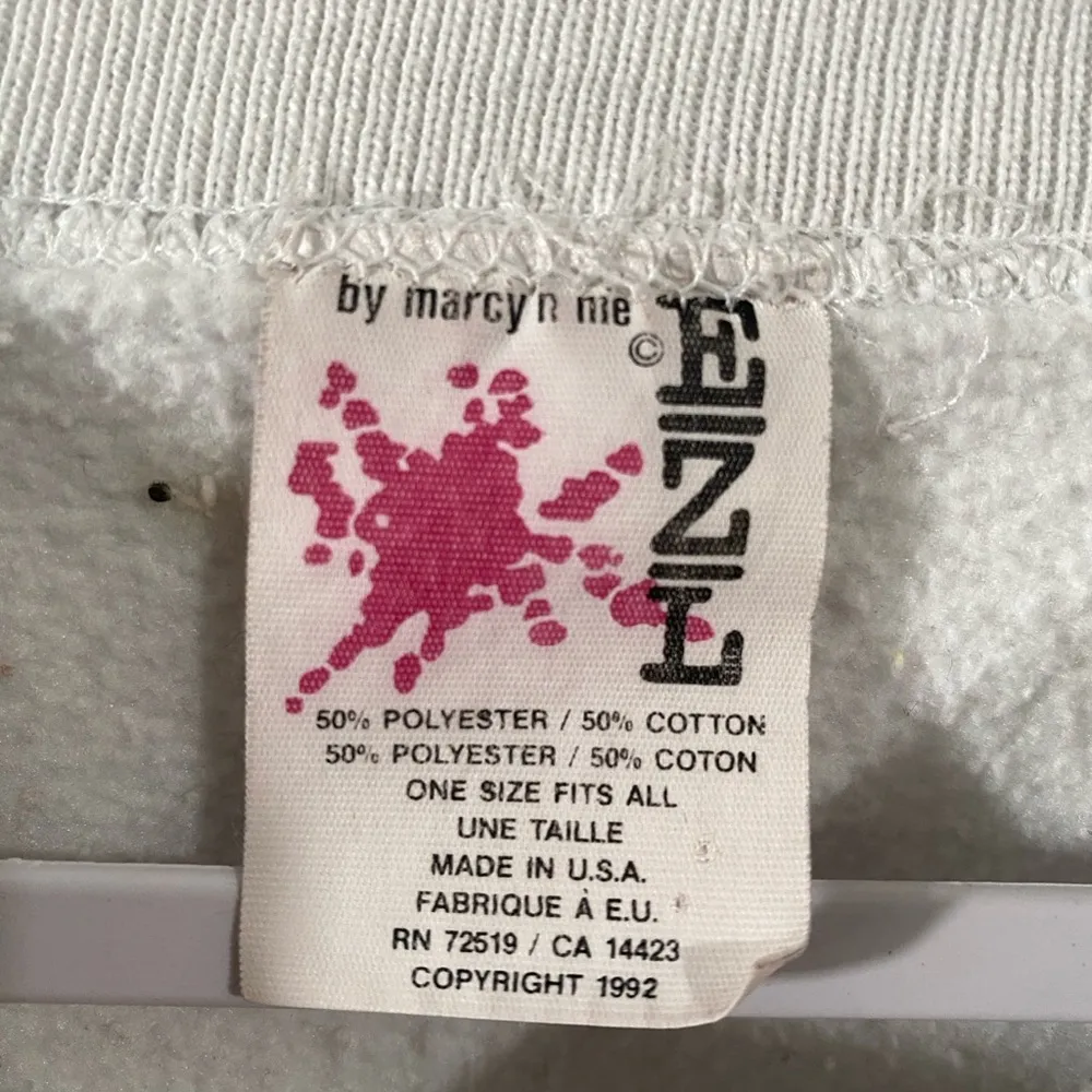 Vintage 90s Dirty Dancing Farm Animals Puffy Graphic Sweatshirt One Size White Size XL - Image 6