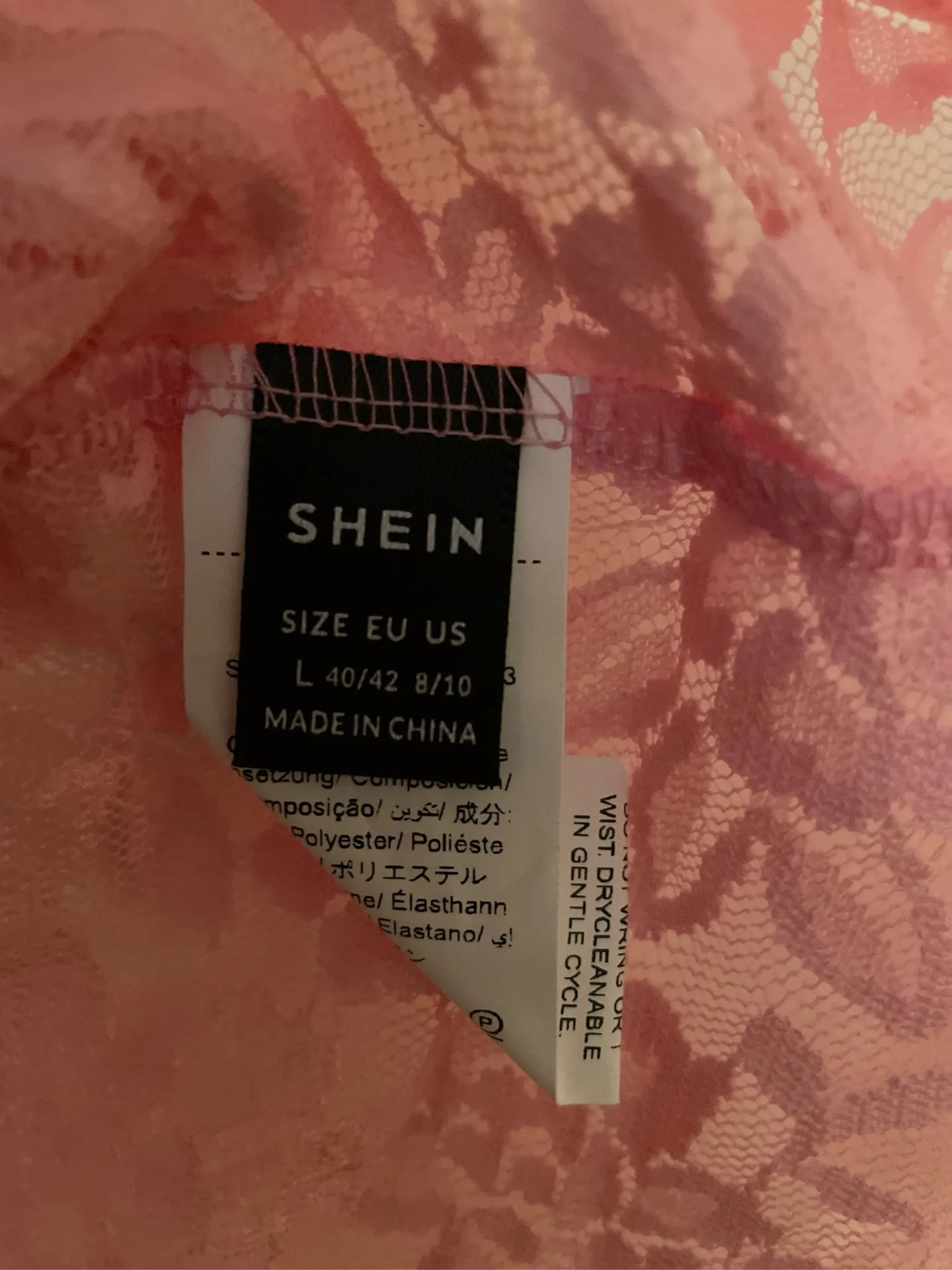 Spaghetti Lace Strap mini dress  - Image 3