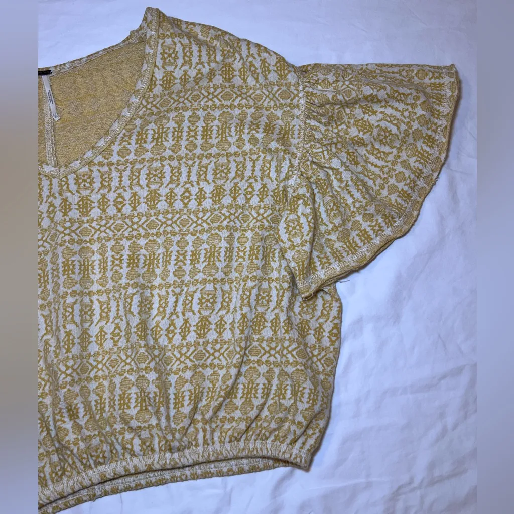 Free People yellow full bloom top - Image 3