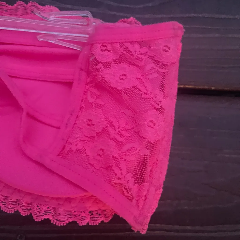 Set of 2 new Woman’s lace bralette Blue Size undefined - Image 4