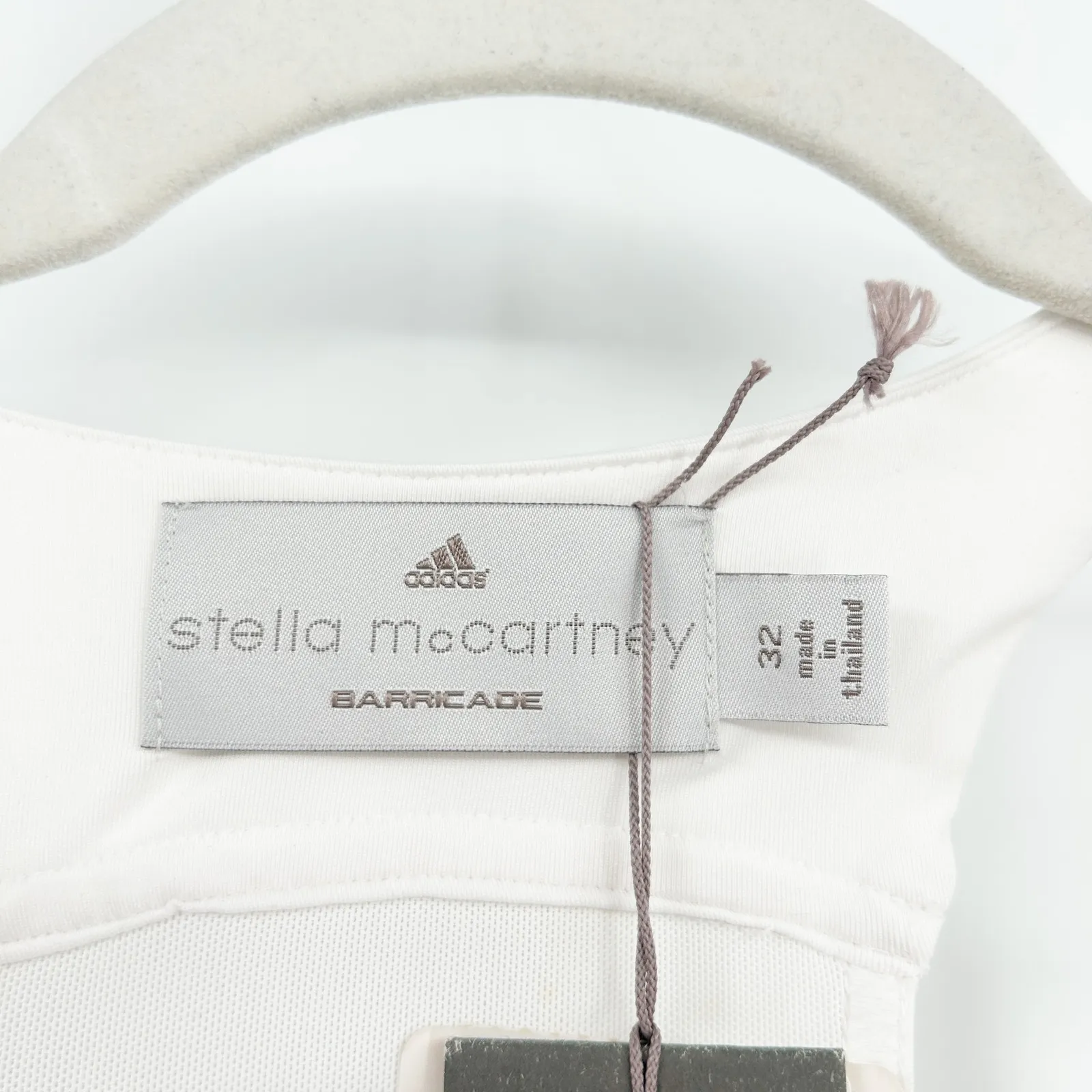NWT Adidas x Stella McCartney Womens Barricade Tennis Workout Tank Top Size XS White - Image 4