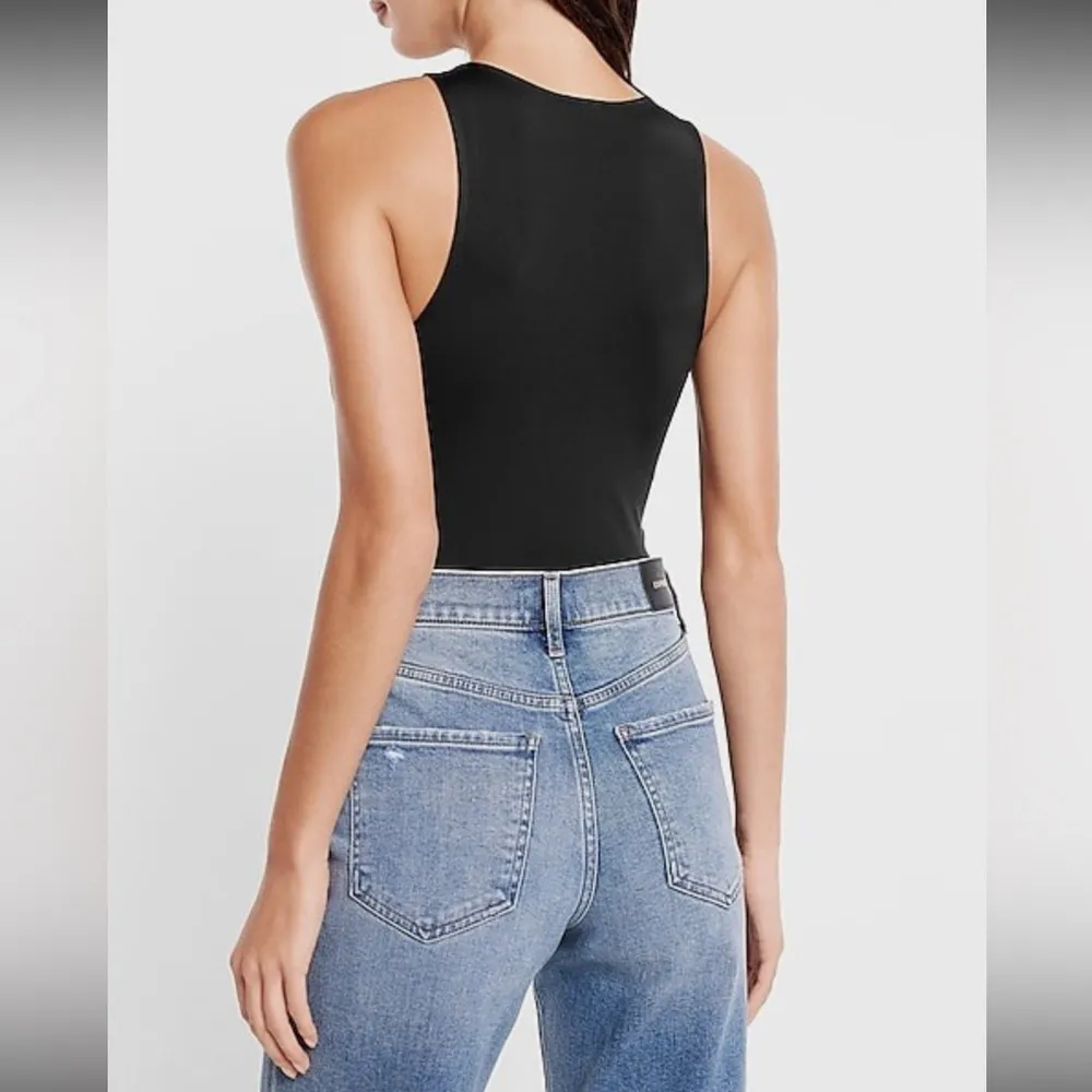 Express Body Contour Compression Silky Thong Bodysuit Size Extra Large - Image 3