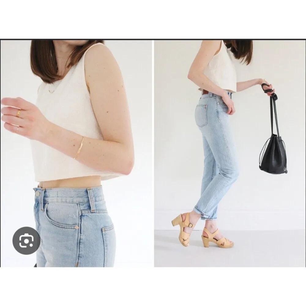 Madewell Jeans Women Size 23 Blue Denim The Perfect Summer Jean Light Wash‎ - Image 13