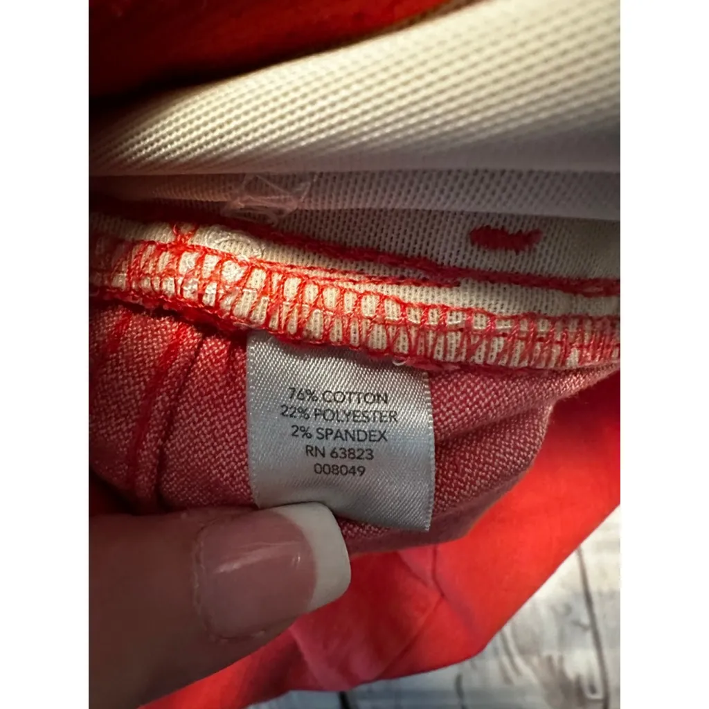 Women's Signature Slimming by CJ Banks Red Ankle Cropped Pants 22W - Image 5