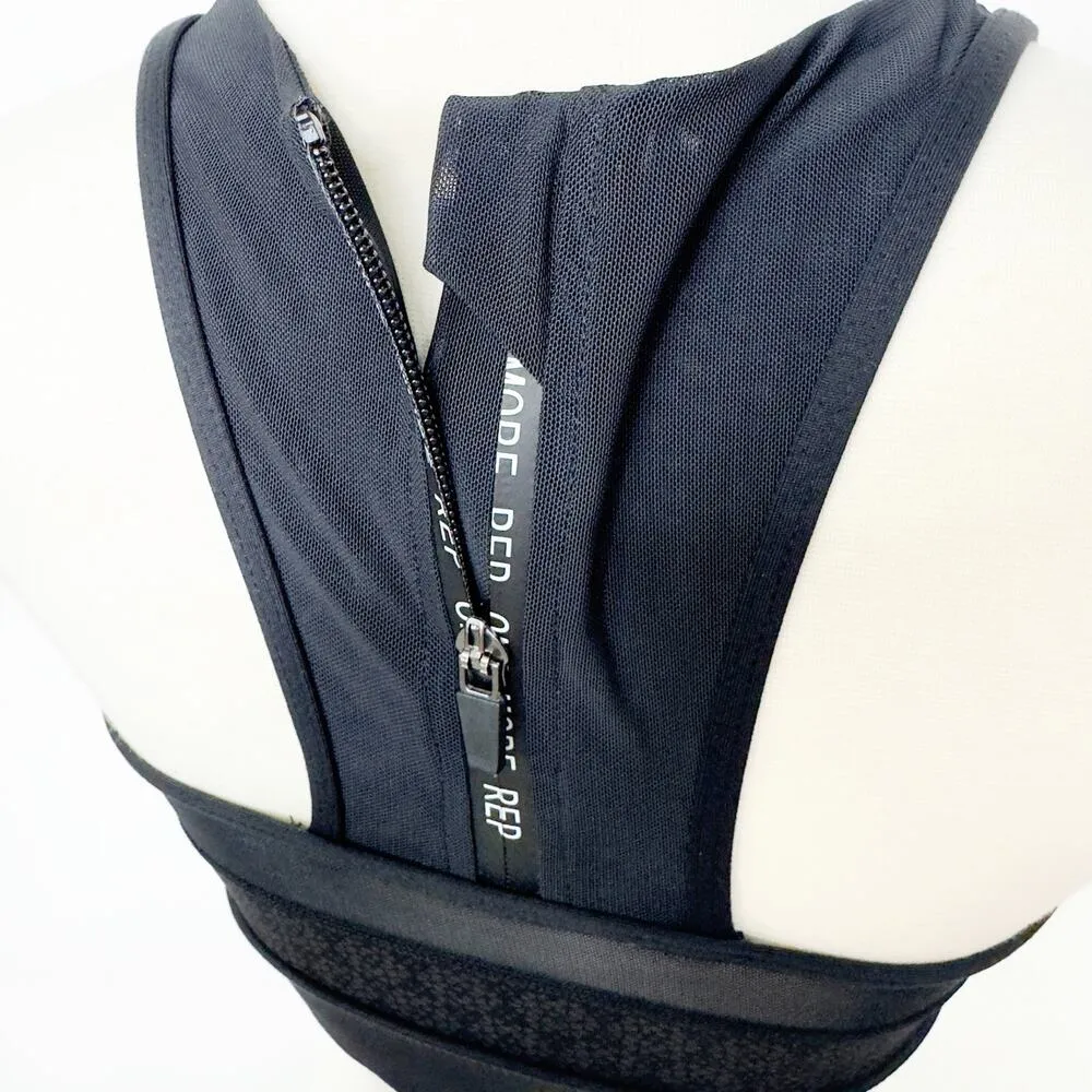 ZYIA Black Flower All Star Sports Bra S - Image 4