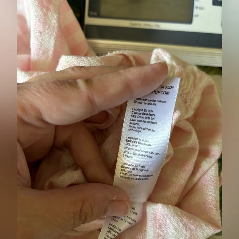 NWT TopShop pink gingham short sleeve romper size 14 - Image 2