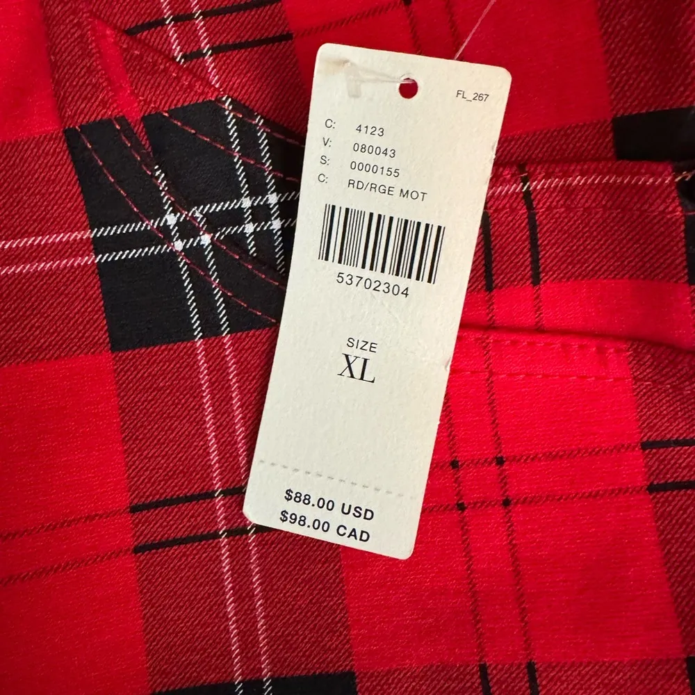 Anthropologie Sanctuary Plaid Red Pants - Image 2