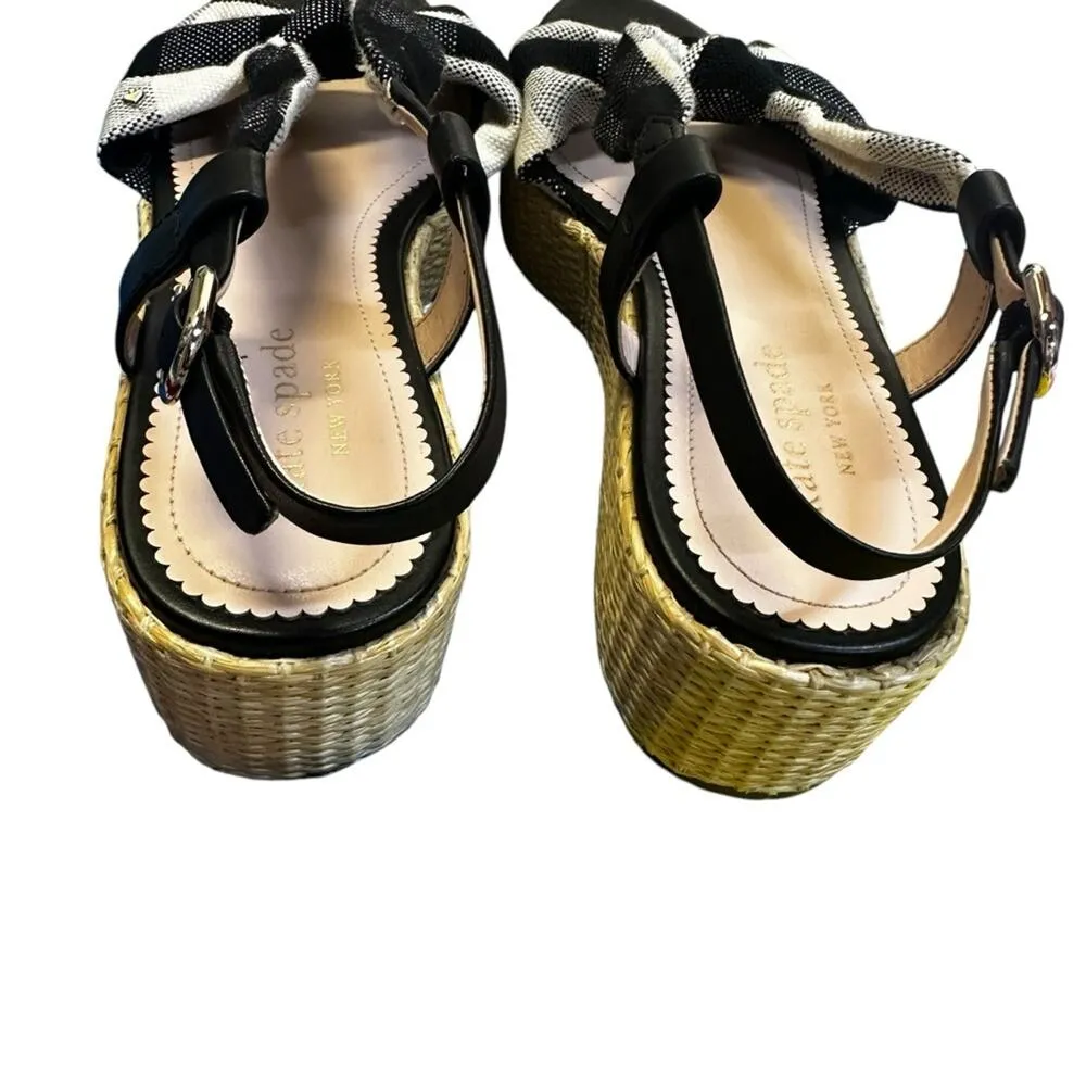 Kate Spade  Betsy Platform Bow Sandals Size 8 - Image 11