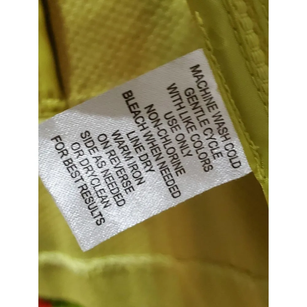 Sunny Leigh Women Yellow & Green Cotton Open Front Jacket & Skirt 2 Pc's Suit 6 - Image 8