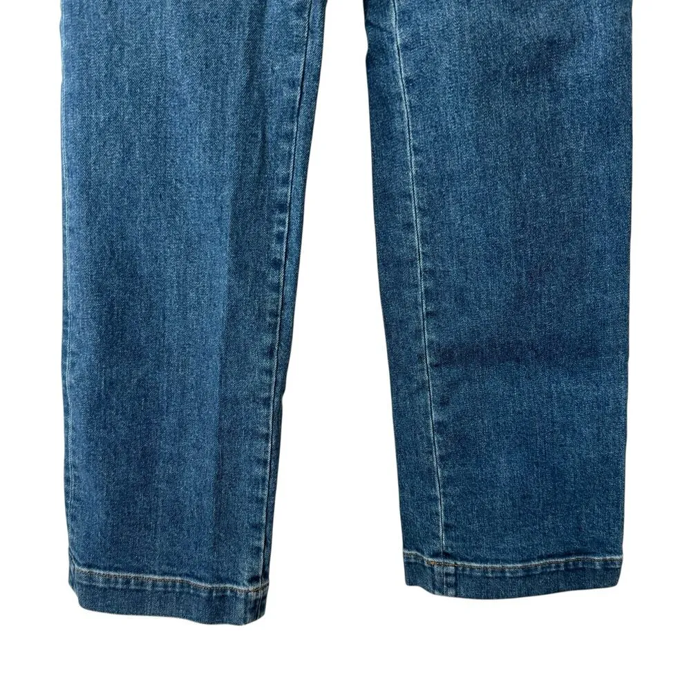 A.P.C x Goop Skye High Rise Straight Leg Indigo Blue Denim Jeans Size 26 - Image 10