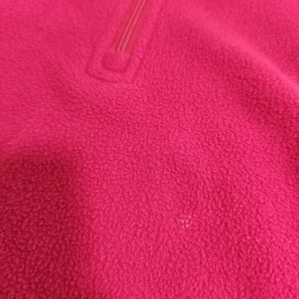 Patagonia Pink Fuzzy Sherpa Half Zip Pullover Sweater Size Medium - Image 5