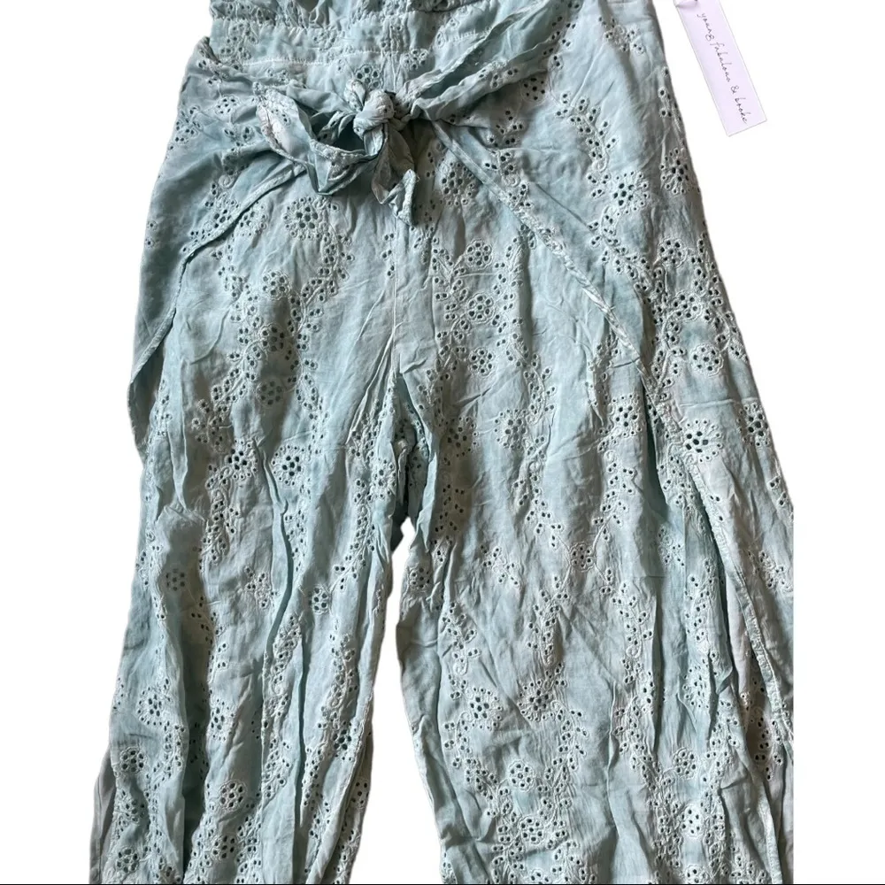 Young Fabulous and Broke New!  Ellis Strapless Eyelet Jumpsuit - Image 6