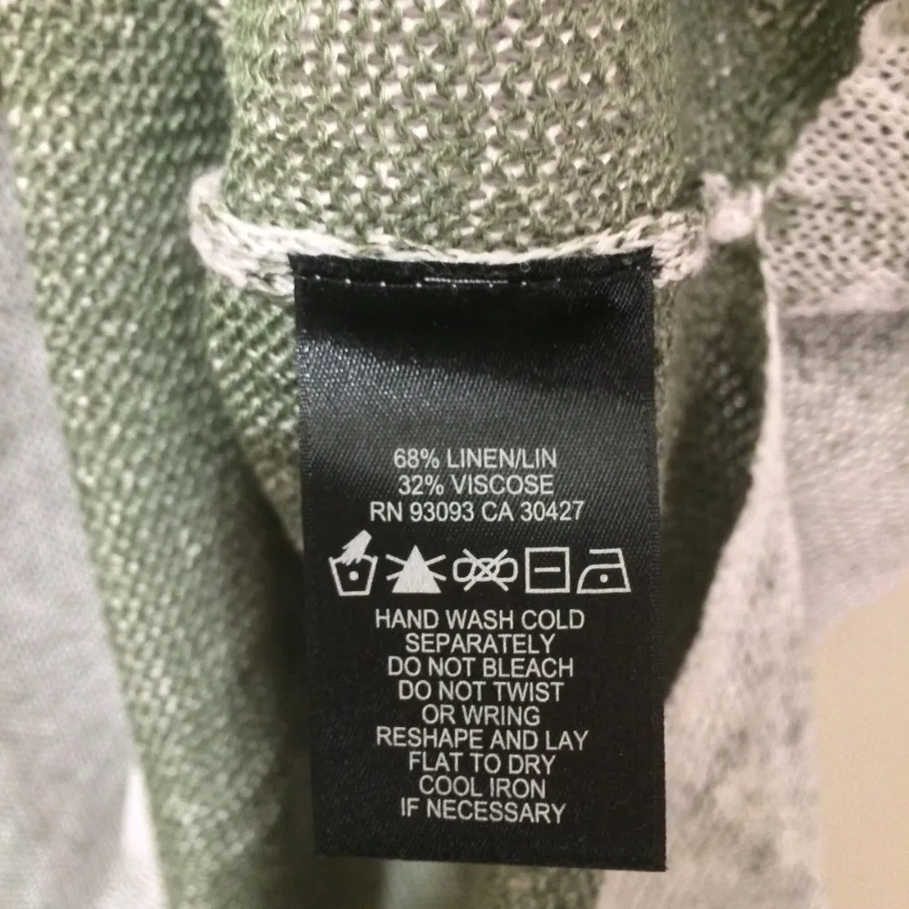 Nic+Zoe NEW  delicate knit see-through stretchy long sleeve pool pullover top - Image 5