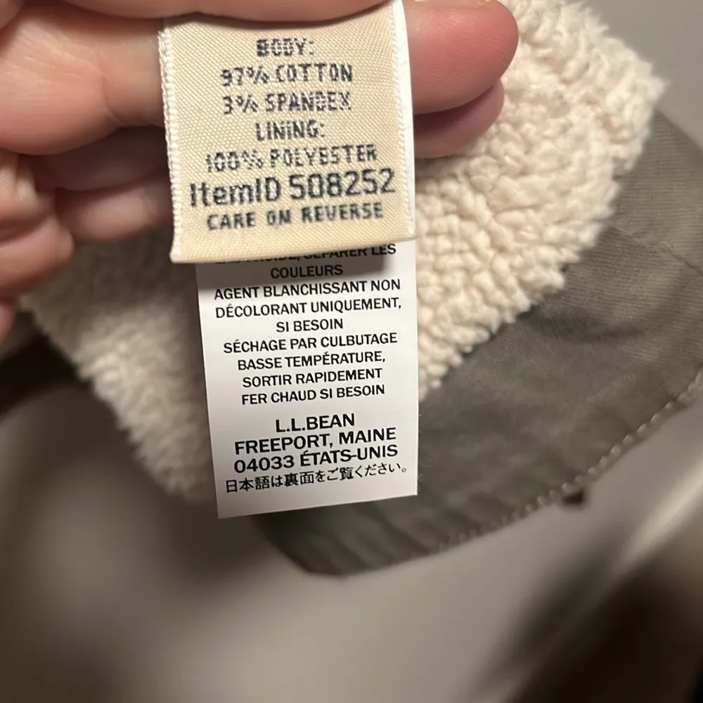 L.L. BEAN Women's Olive Green Utility Sherpa Lined Vest, Size M - Image 11