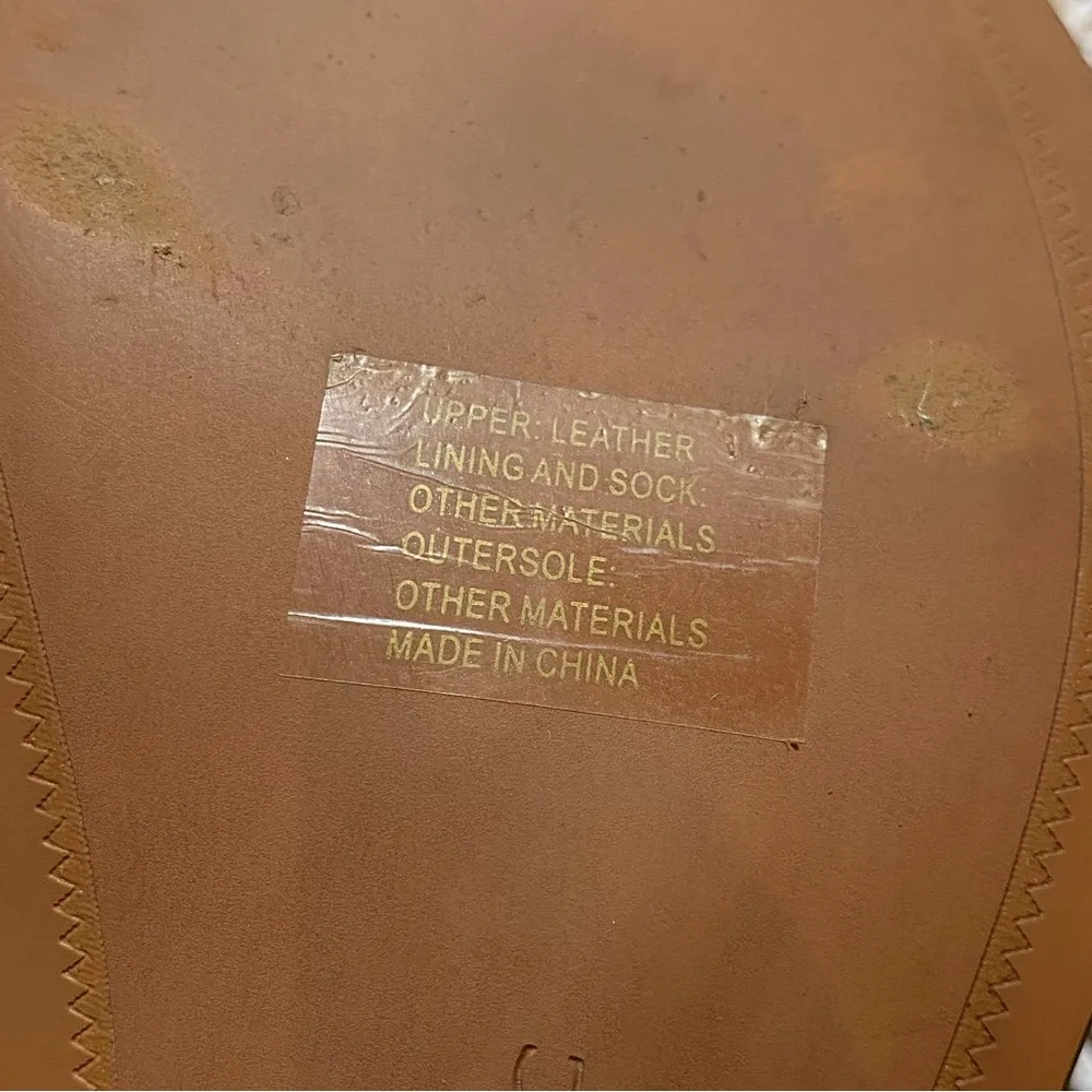 white heeled sandals size 8 - Image 8