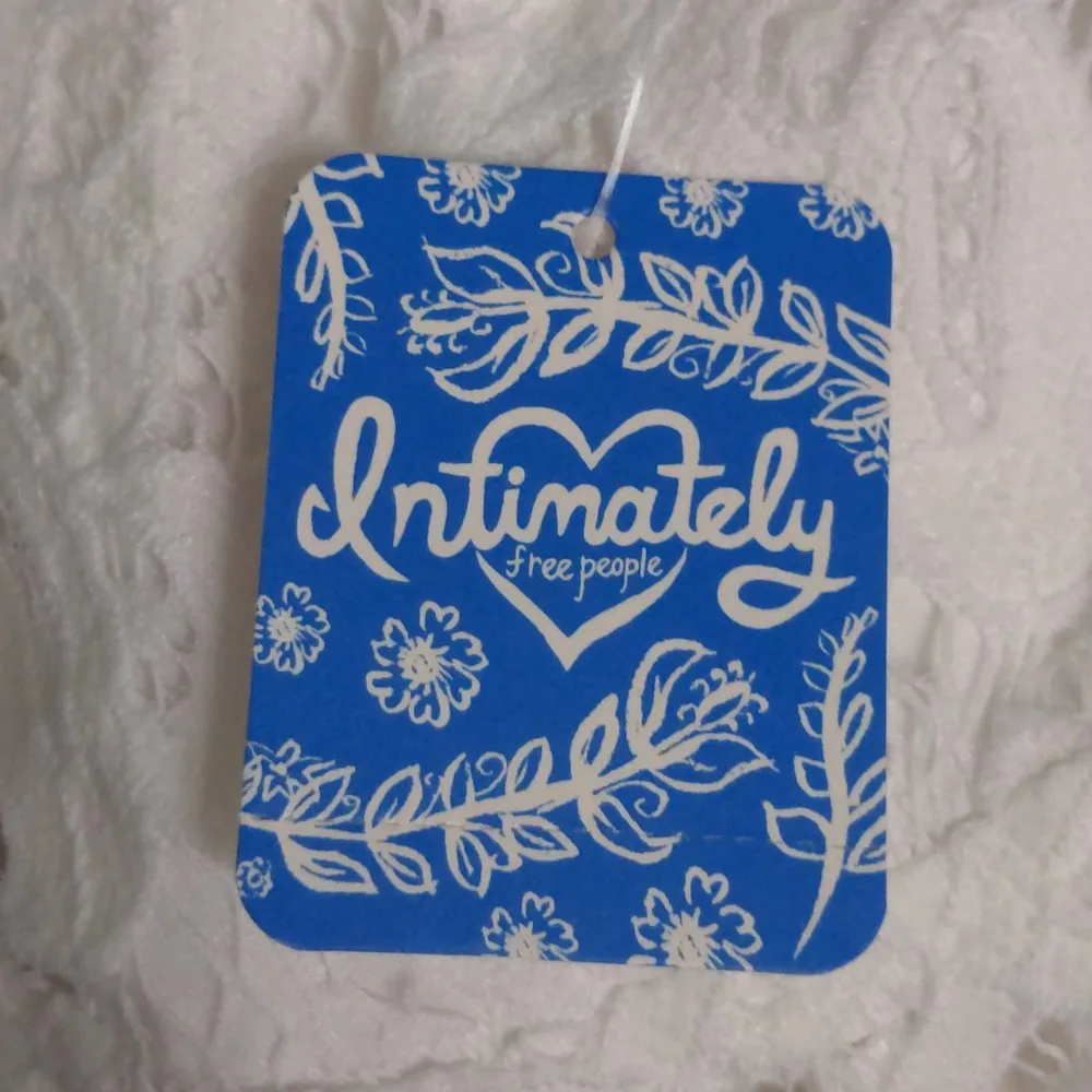 Free People Adella Cami Crochet Lace Flowy Tiered Crisscross White XS New - Image 9