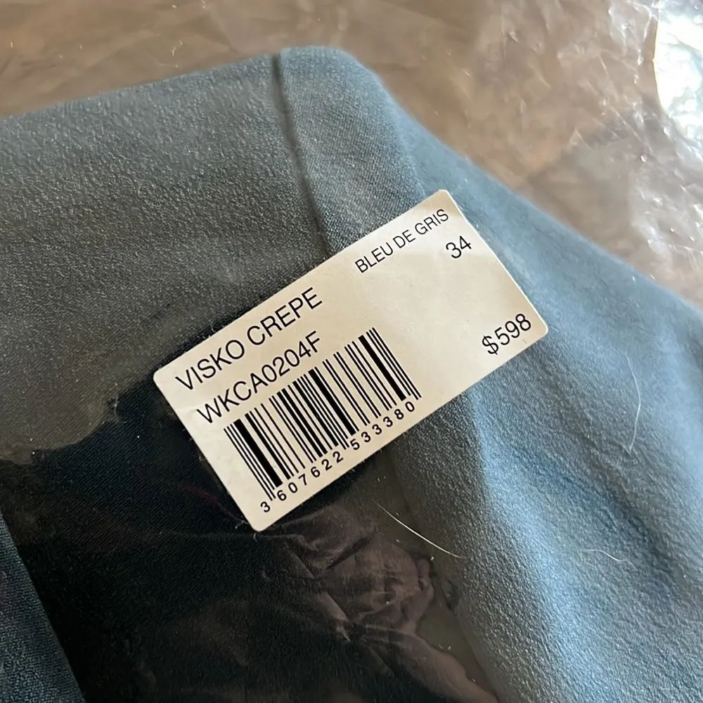 Blazer Visko Crêpe Jacket - bleu de gris - Image 3