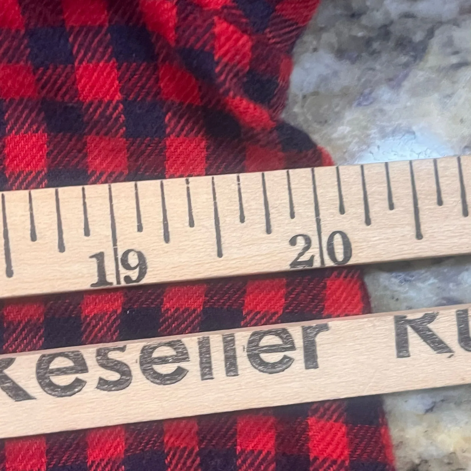 Aerie Red Black Buffalo Plaid Sweatshirt Womens Medium Cozy Lounge Top Pajamas - Image 5