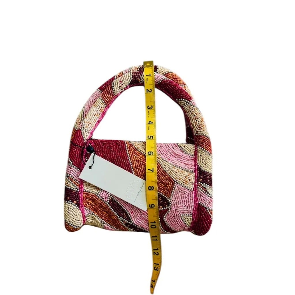 Never Fully Dresses beaded pink bag NEW - Image 4