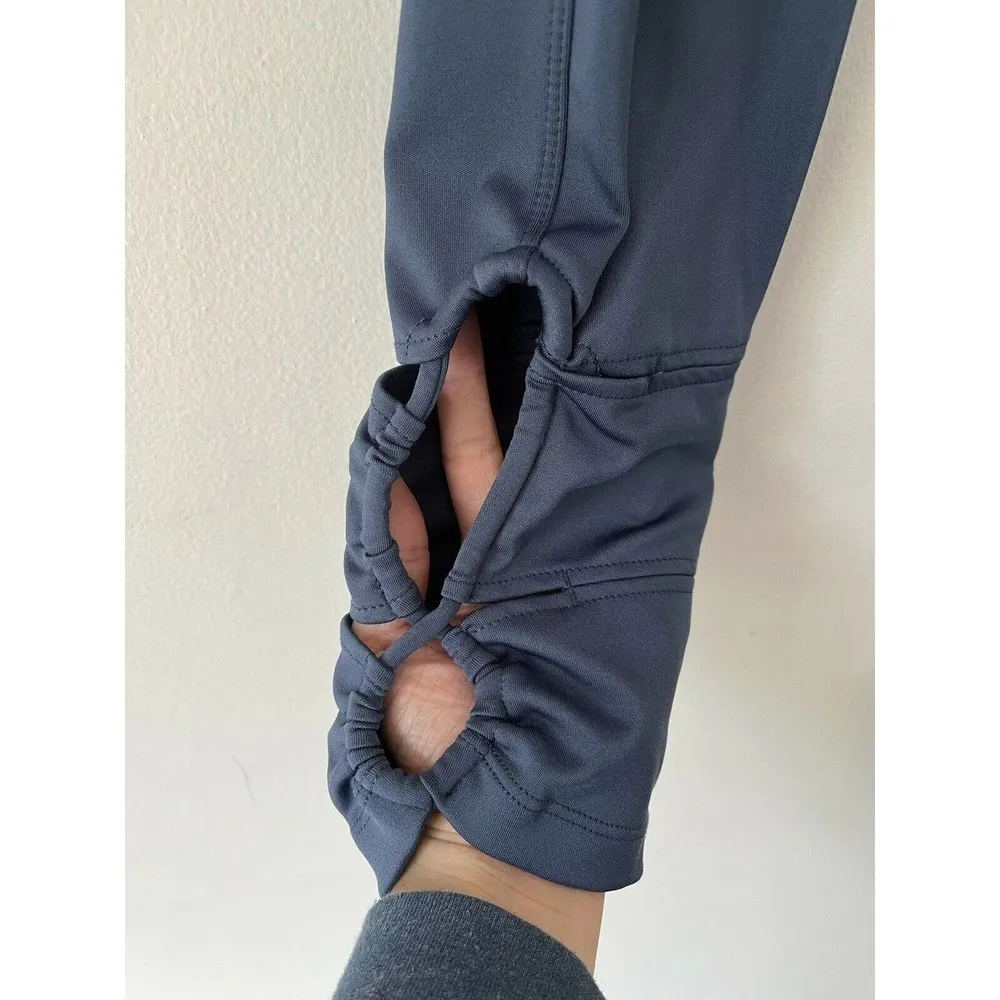 Nanette Lepore Smoke Blue Soft Cropped Yoga Leggings Womens Size Small - Image 4