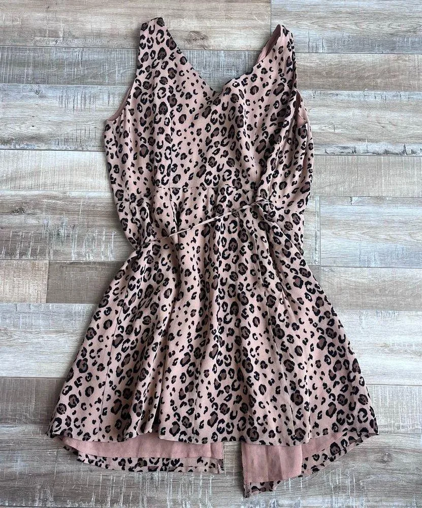 Reformation Feline Leopard Print Mini Dress Size S - Image 5