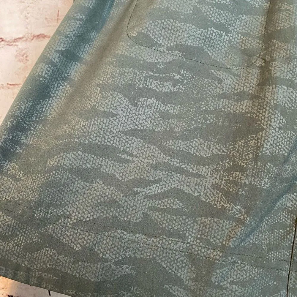 Orvis Travel Skort Skirt Shorts Camo Olive Green Comfort Womens Size Small - Image 5