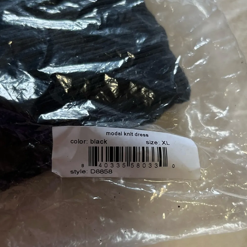 Ribbed Knit Tie-Back Lounge Dress - Image 5