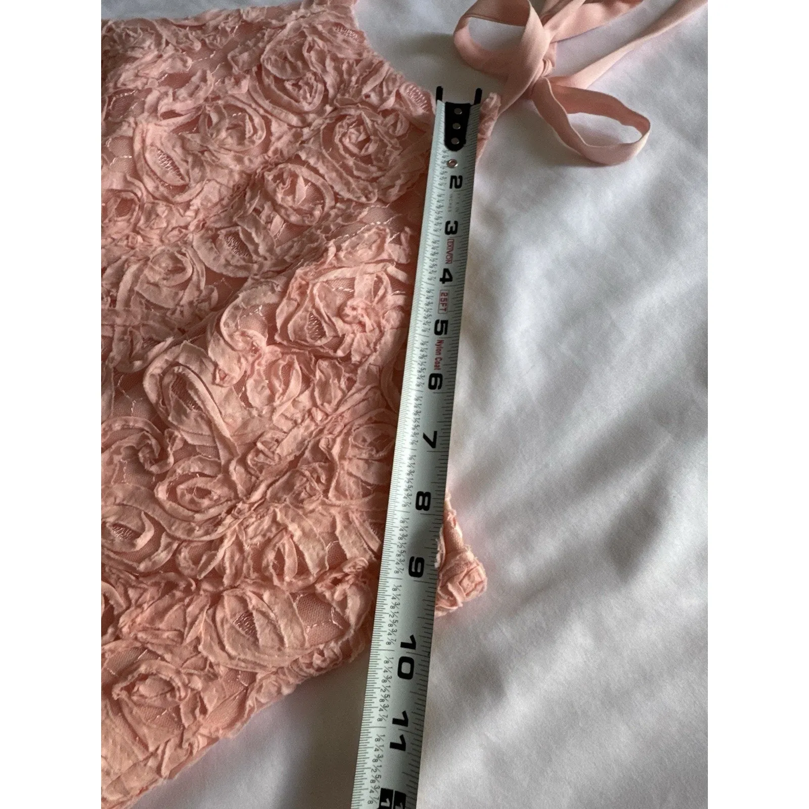 BCBG MaxAzria Pink Dress ASO Ariel Winter Wedding Guest Hoco Cocktail Coquette - Image 8