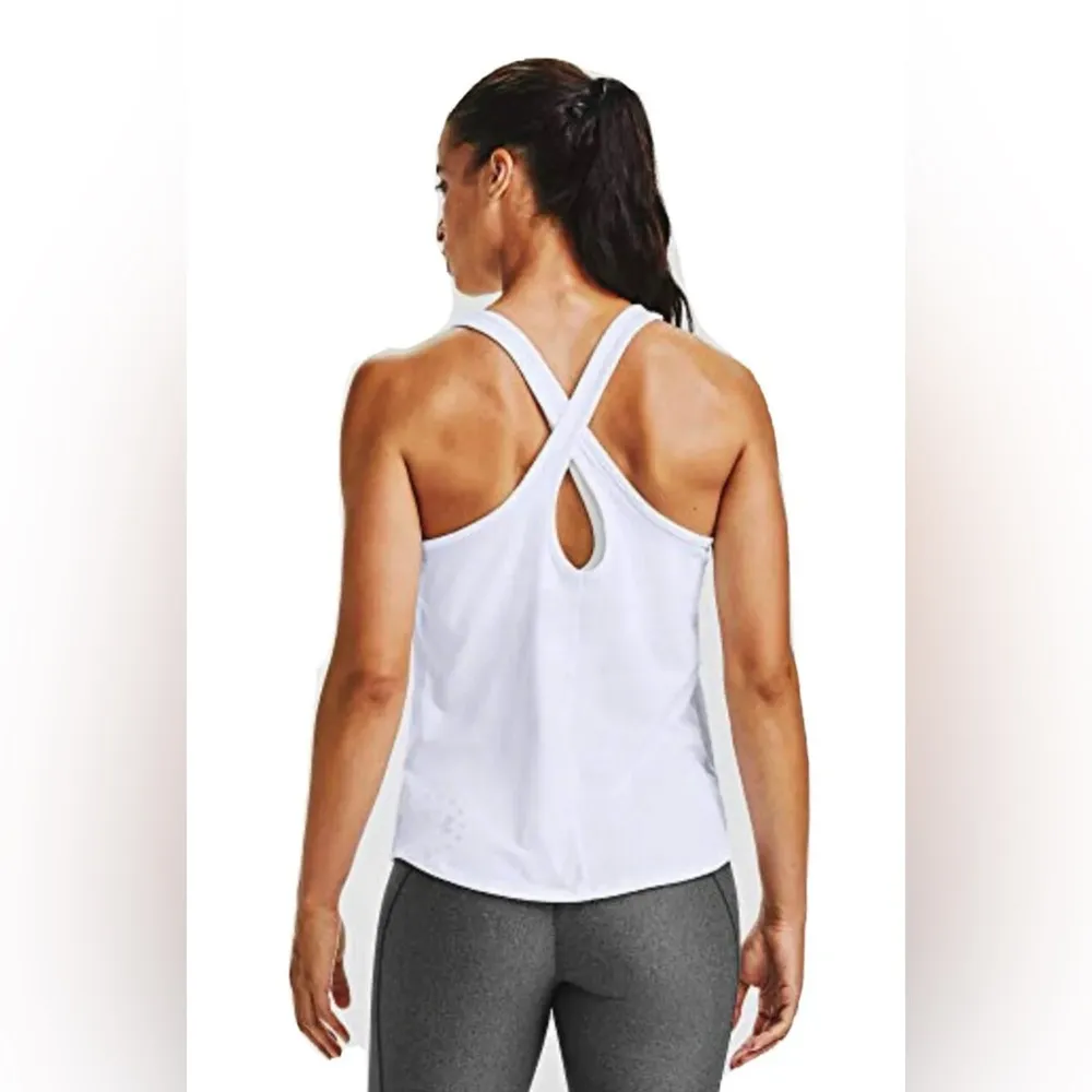 Under Armour UA Women's Freedom USA Olympic Criss Cross Open Back Running Tank S - Image 2