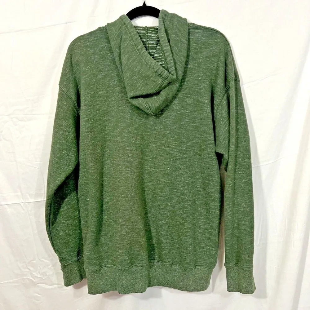 Lone Rock Clothing‎ Zip Up Hoodie XL Flaming Gorge Green Lightweight Jacket - Image 5