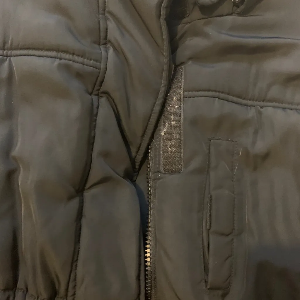 Black Zara hooded puffer jacket Size XS - Image 6