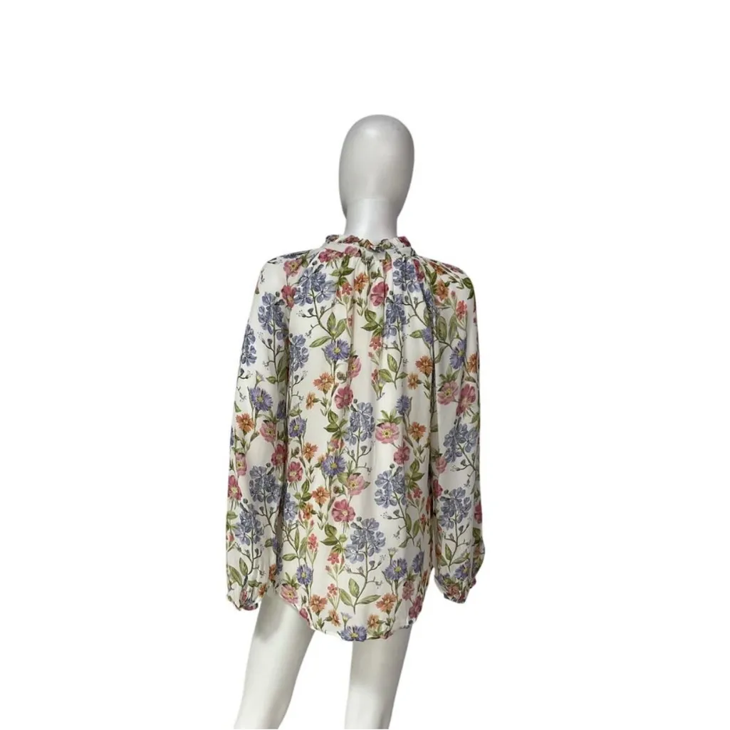 Yumi Kim Sundown Button Front Blouse Shirt Top in Hopefield Ivory Size XXS - Image 12