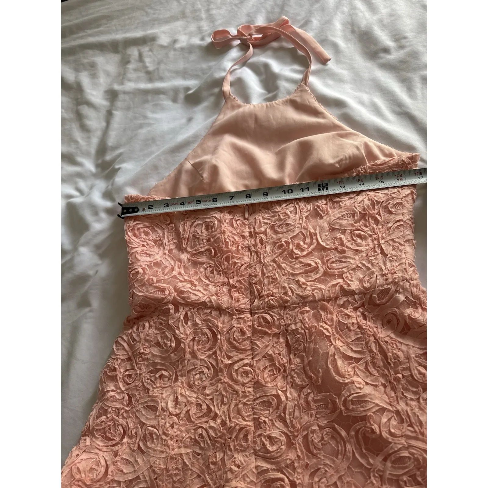 BCBG MaxAzria Pink Dress ASO Ariel Winter Wedding Guest Hoco Cocktail Coquette - Image 11