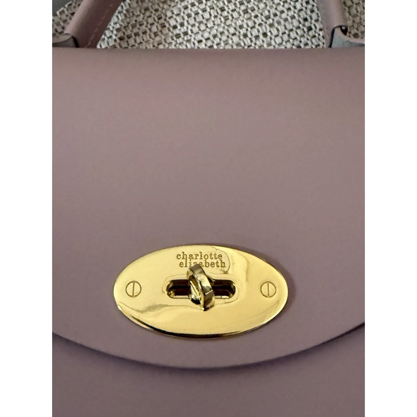 Charlotte Elizabeth The Original Bloomsbury Leather Crossbody Handbag in Purple - Image 7