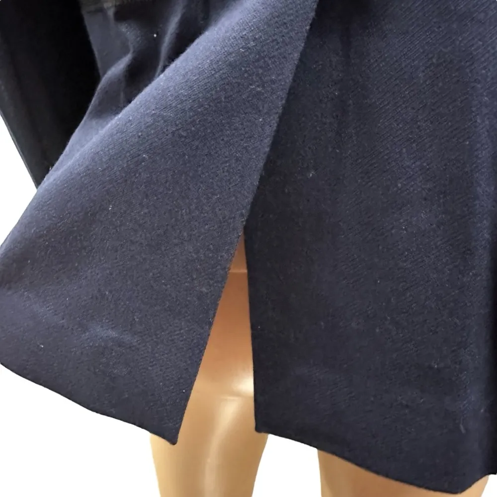 CAbi Blue and Black In The Band Military Jacket Pea Coat 3375 Womens Medium - Image 8