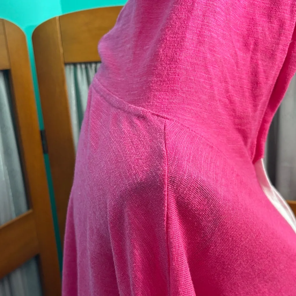 American Eagle Outfitters Fuchsia Tee Hoodie - Image 5